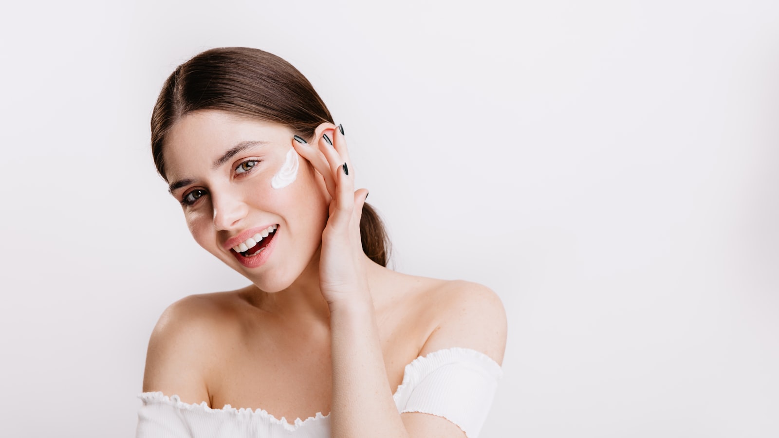 Radiant skin after a skincare routine