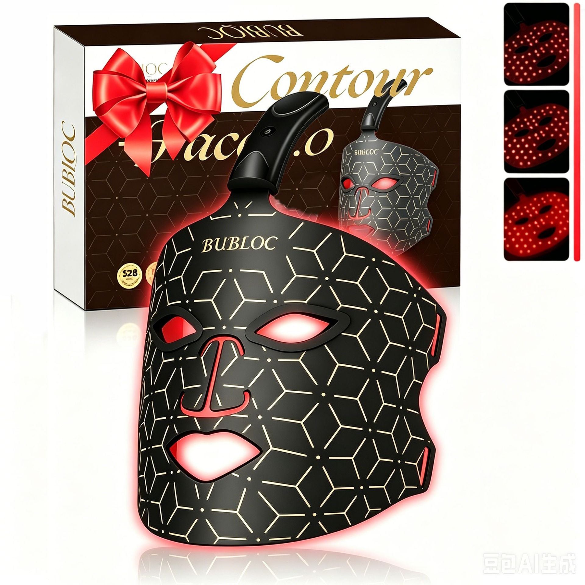 The Glow Mask LED light therapy face mask by Vigiva — view 1