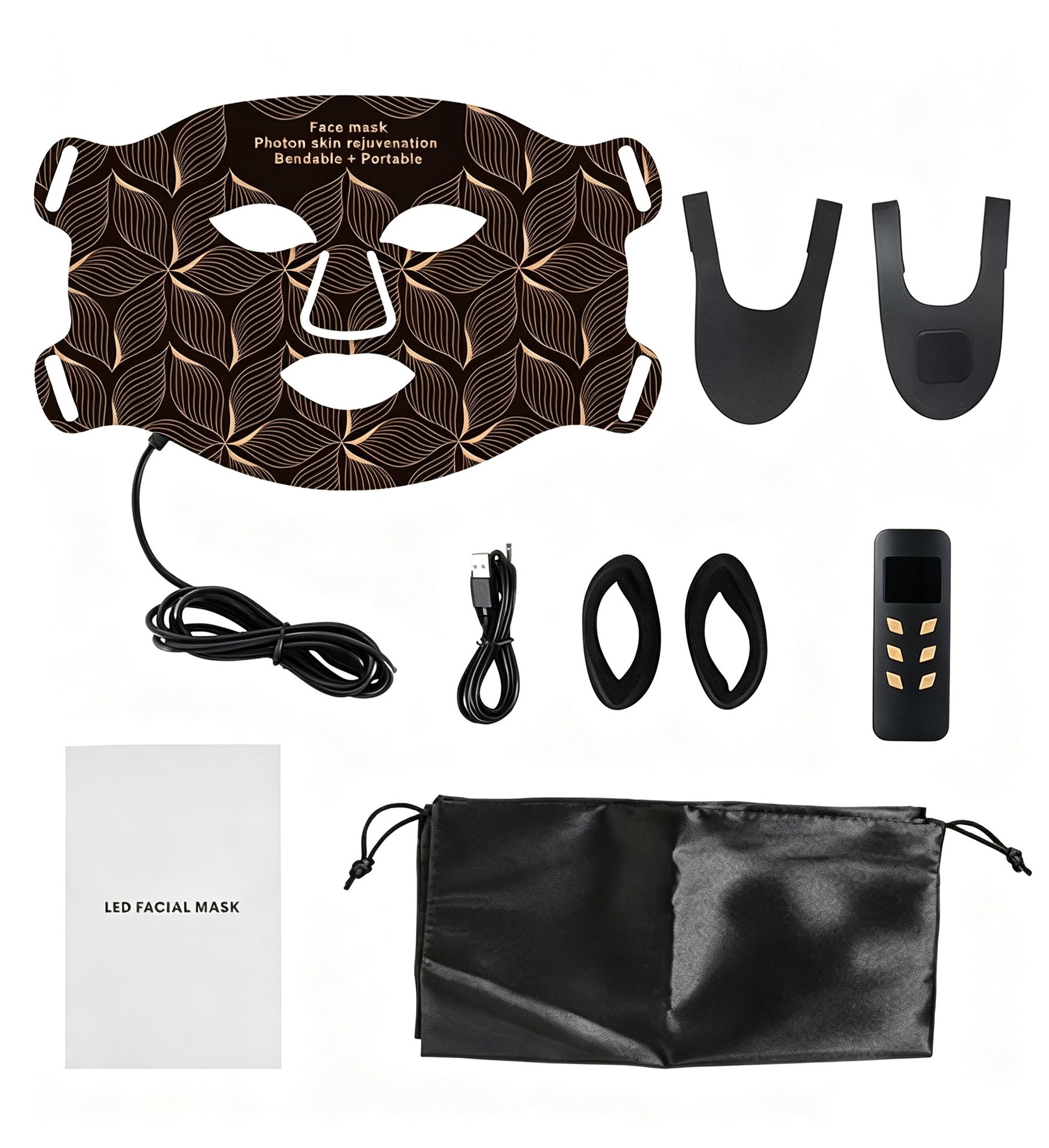 The Glow Mask Pro LED face mask with red, blue and near-infrared light by Vigiva — view 2