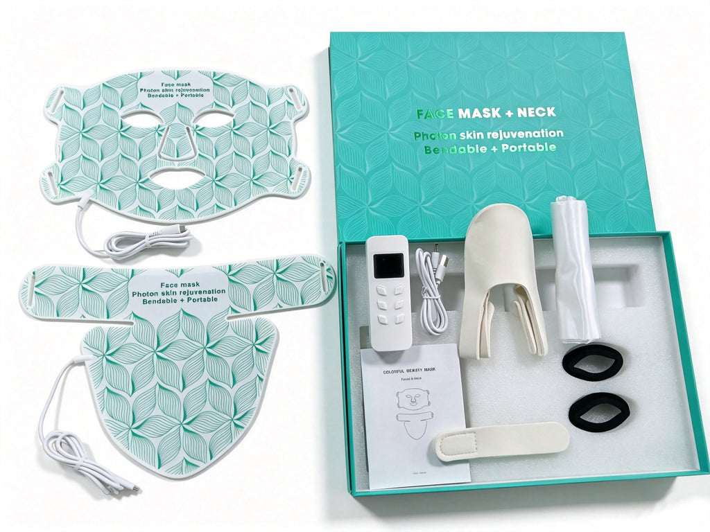 The Glow Mask Pro LED face mask with red, blue and near-infrared light by Vigiva — view 1